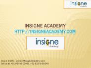 Insigne Academy-Industrial Training | Job Courses | Live Projects
