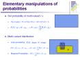 Elementary manipulations of probabilities PowerPoint PPT Presentation