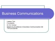 Business Communications