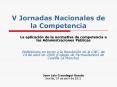 V Jornadas Nacionales de la Competencia PowerPoint PPT Presentation