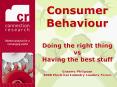Consumer Behaviour PowerPoint PPT Presentation