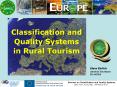 Classification and Quality Systems in Rural Tourism PowerPoint PPT Presentation