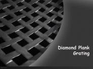 Diamond plank grating
