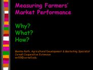 Measuring Farmers