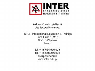 Aldona Kowalczyk-Rebis