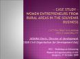 - CASE STUDY -  Women entrepreneurs from rural areas in the souvenir business Eastern Croatia/Slavonia  Erdut Municipality PowerPoint PPT Presentation