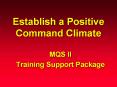 Establish a Positive Command Climate PowerPoint PPT Presentation