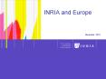 INRIA and Europe PowerPoint PPT Presentation