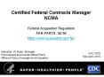 Certified Federal Contracts Manager NCMA PowerPoint PPT Presentation