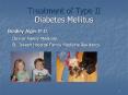 Treatment of Type II Diabetes Mellitus PowerPoint PPT Presentation