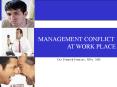 MANAGEMENT CONFLICT PowerPoint PPT Presentation