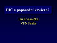 Jan Kvasnicka VFN Praha