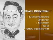 DASAR-DASAR PERILAKU INDIVIDUAL