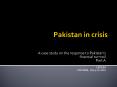 Pakistan in crisis PowerPoint PPT Presentation