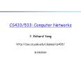 CS433/533: Computer Networks PowerPoint PPT Presentation