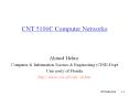 CNT 5106C Computer Networks PowerPoint PPT Presentation