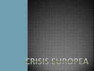 Crisis Europea