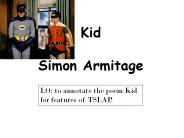 Kid Simon Armitage