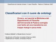Classificatori con il cuore da ontologi