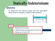 Statically Indeterminate