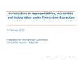 Introduction to representations, warranties and indemnities under French law PowerPoint PPT Presentation