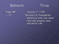 Bellwork        Trivia PowerPoint PPT Presentation