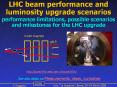 LHC beam performance and luminosity upgrade scenarios PowerPoint PPT Presentation