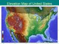 Elevation Map of United States PowerPoint PPT Presentation