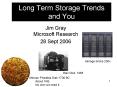 Long Term Storage Trends and You PowerPoint PPT Presentation