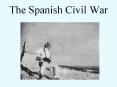 The Spanish Civil War PowerPoint PPT Presentation