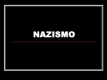 NAZISMO