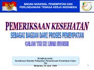 Prosedur Penempatan