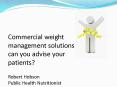 Commercial weight management solutions  PowerPoint PPT Presentation