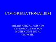 CONGREGATIONALISM PowerPoint PPT Presentation
