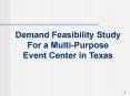 Demand Feasibility Study PowerPoint PPT Presentation