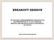 BREAKOUT SESSION