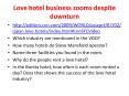 Love hotel business zooms despite downturn PowerPoint PPT Presentation