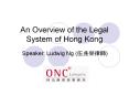 An Overview of the Legal System of Hong Kong PowerPoint PPT Presentation
