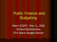 Public Finance and Budgeting PowerPoint PPT Presentation
