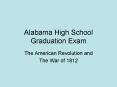 Alabama High School Graduation Exam PowerPoint PPT Presentation