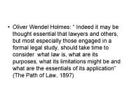 Oliver Wendel Holmes: 