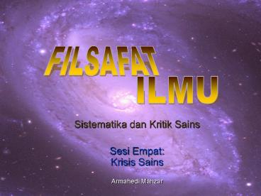 Sistematika dan Kritik Sains
