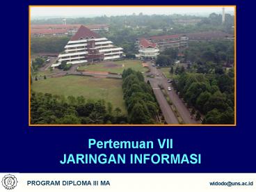 Pertemuan VII