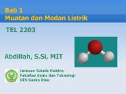 Bab 1 Muatan dan Medan Listrik