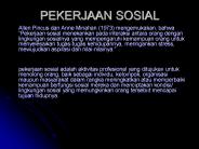 PEKERJAAN SOSIAL