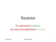 Recursion
