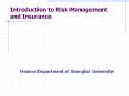 Introduction to Risk Management and Insurance PowerPoint PPT Presentation
