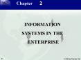 Chp 2 Information Systems in the Enterprise PowerPoint PPT Presentation