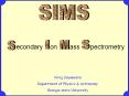 SIMS PowerPoint PPT Presentation