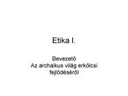 Etika I.